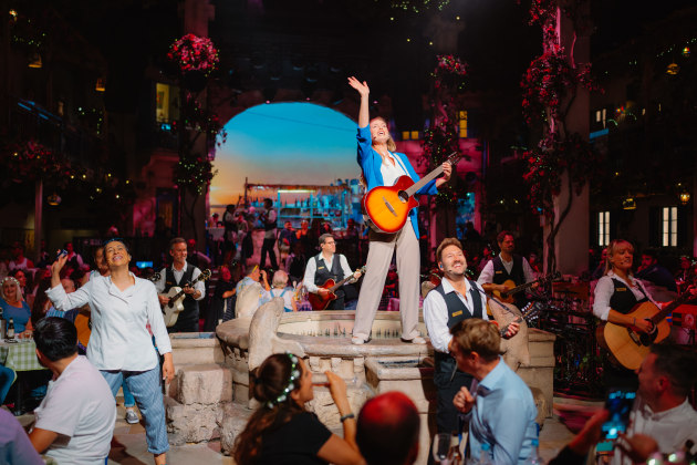 The London cast of Mamma Mia! The Party. Photo: Grant Walker.