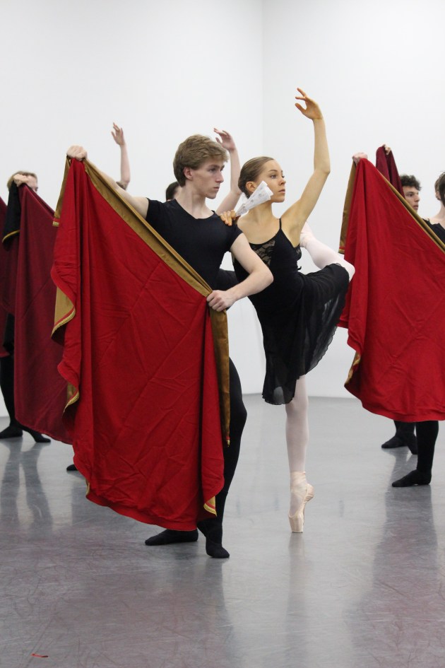 Rehearsing 'Matador Suite'. Photo: Wim Broeckx