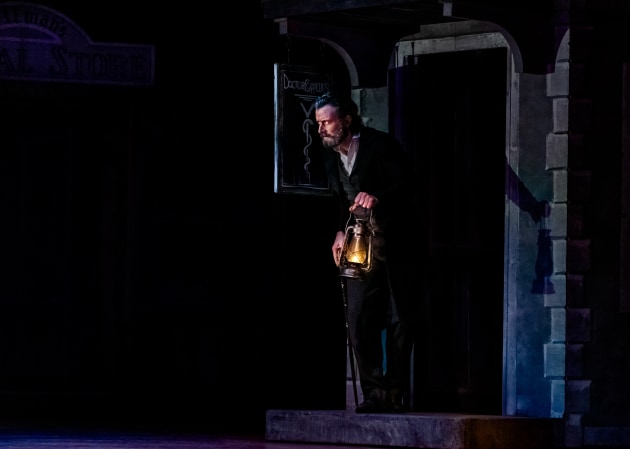 Matthew Lehmann as Dr Coppelius.