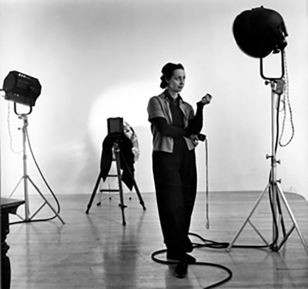 Morgan in her studio, 1941