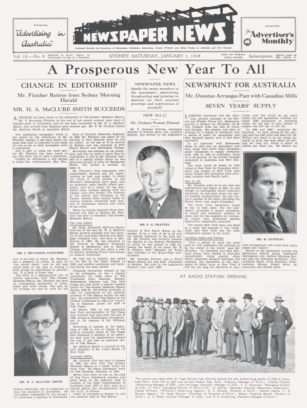 Newspaper: 1 January 1938