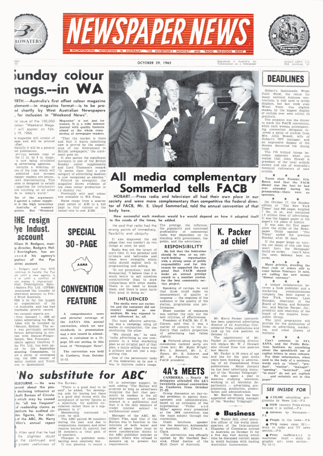 Newspaper: 29 October 1965