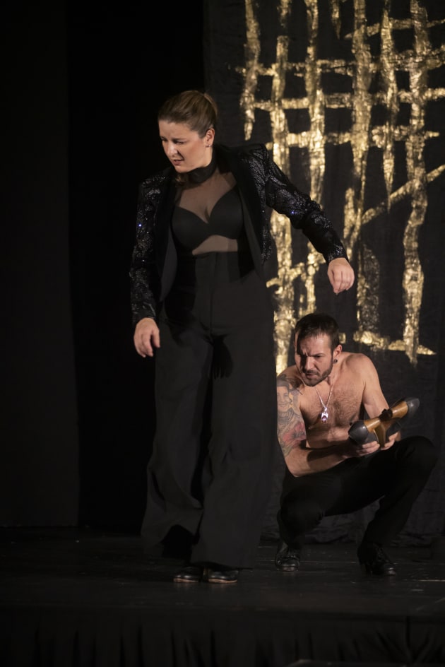 Pepa Molina and Jesus Fernandez in Perceptions. Photo by Beatrix Molnar.