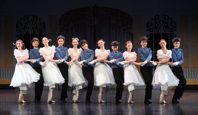 Dancers of Ballet Theatre Queensland in 'Graduation Ball'. Photo: Tom Baker.