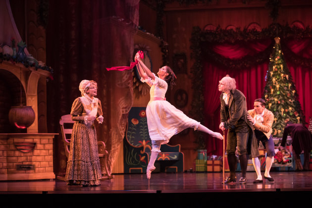 Chiara Gonzalez in her debut as Clara in the Qld Ballet's 'Nutcracker'.
Photo: DAVID KELLY