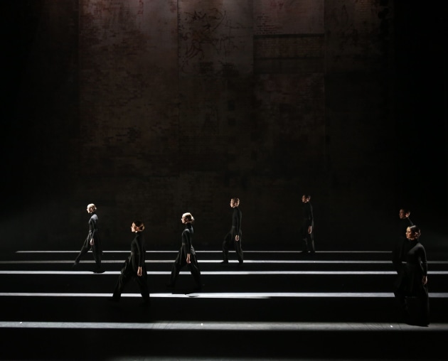 Artists of the Queensland Ballet perform Craig Davidson's 'Parts per Million'. Photo: David Kelly.