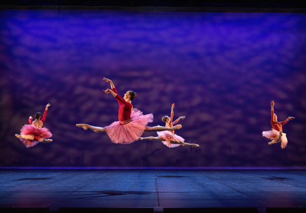 Laura Tosar, Lucy Green, Isabella Swietlicki and Yanela Pinera in 'Rhapsody in Motion'.  Photo: DAVID KELLY