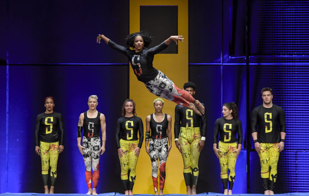 A scene from Streb Extreme Action's 'Time Machine'.