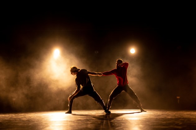 A scene from '10 Duets on a Theme of Rescue'. Photo by Jed Lyall