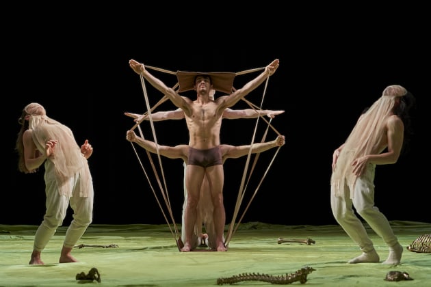 Zoe Wozniak, Harrison Elliott, Christopher Mills, Matte Roffe and Kimball Wong in 'Supernature'. Photo: Sam Roberts Photography.