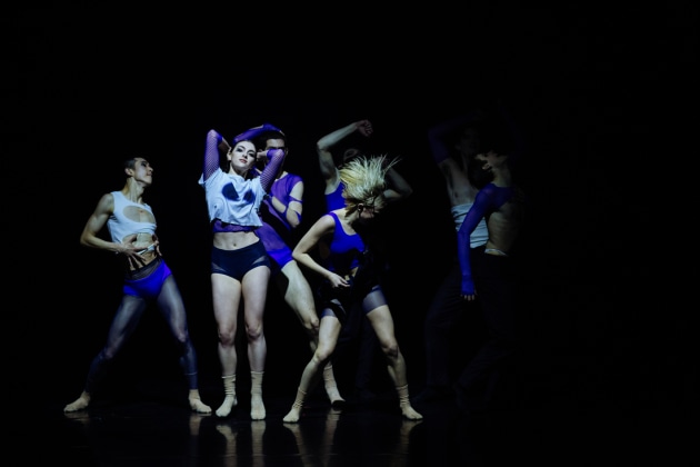 The ensemble in Benjamin Garrett's 'Kids these days'.