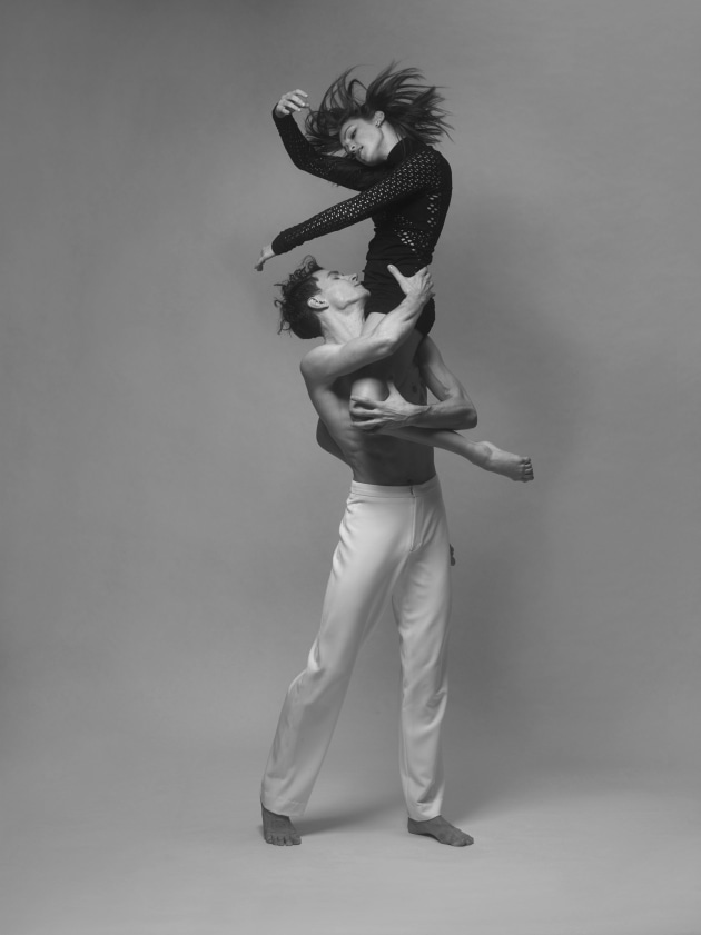 'Circle Electric': Samara Merrick and Maxim Zenin. Photo by Simon Eeles.