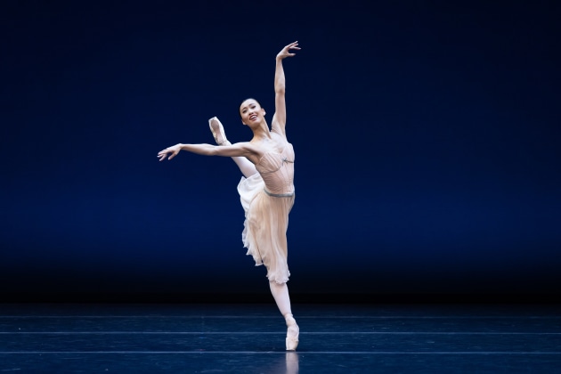 Ako Kondo thrills in the Tchaikovsky Pas de deux.  Photo: DANIEL BOUD.