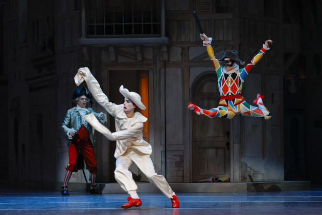Callum Linnane as Pierrot. Photo: Jeff Busby.