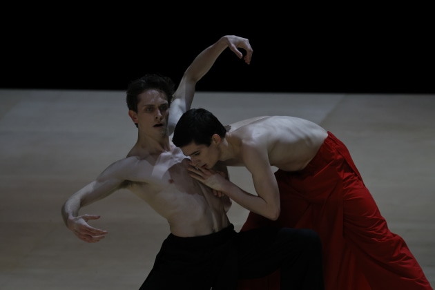 Callum Linnane and Adam Elmes in 'Obsidian Tear'. Photo: Jeff Busby.