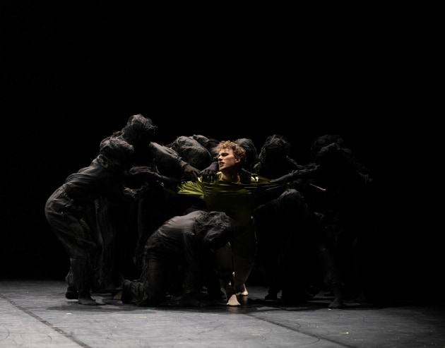 Joshua Ostermann in 'Tethered'. Photo: DAVID KELLY