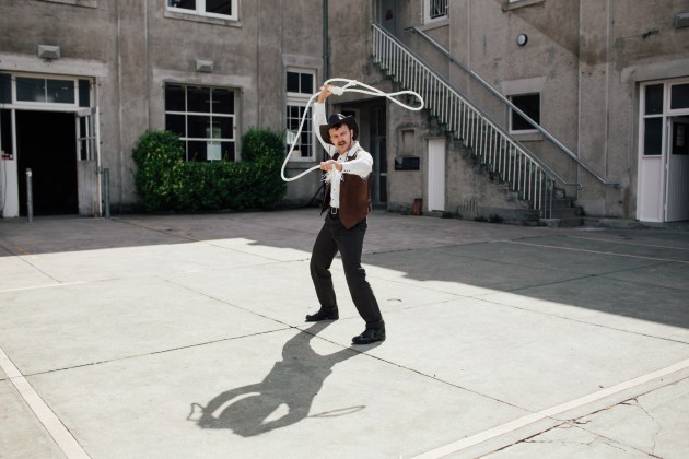 Michael Smith's 'Cowboy'. Photo by Anne Moffatt.