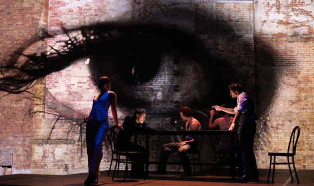 Company artists (from left) Lily Potger, Taiga Kita-Leong, Jack Lister, Lilly King and Harrison Elliott. Photo by David Kelly.