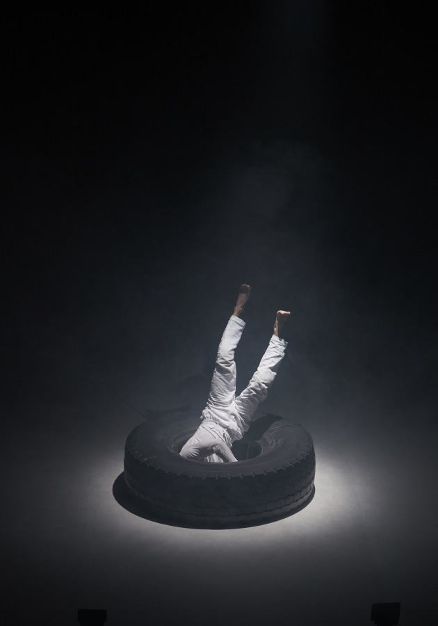 Raghav Handa performs his solo, 'Follies of God'.
Photo: Zan Wimberley