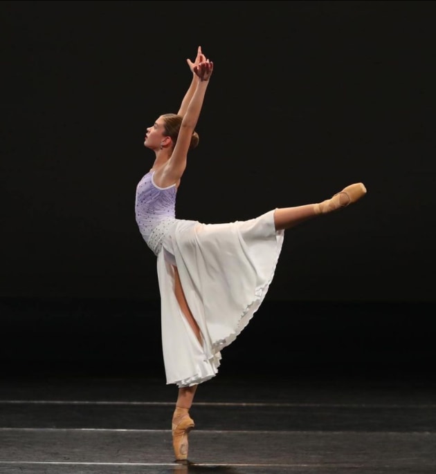 Abbey Williams, a pupil of Perth Classical and Contemporary Coaching, who has won a short term scholarship to Princess Grace Academy, Monaco.