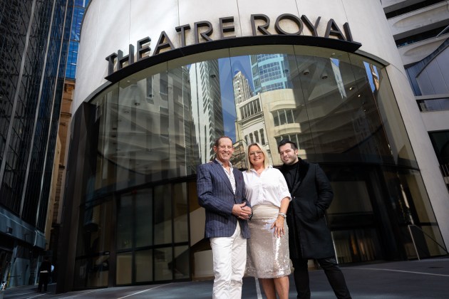 Todd McKenney, Leigh Archer, and Mark Vincent. Photo by David Hooley