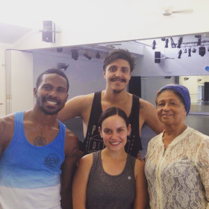 Hans Ahwang,Thomas ES Kelly, Taree Sansbury and artistic director emeritus and founder of NAISDA Carole Y Johnson.