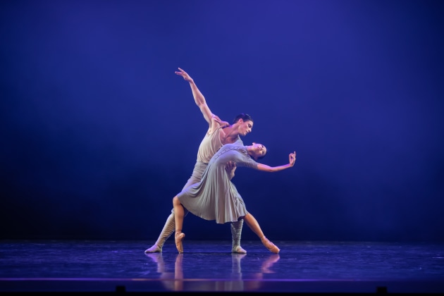 Vito Bernasconi and Lina Kim in 'We Who Are Left', choreographed by Natalie Weir.