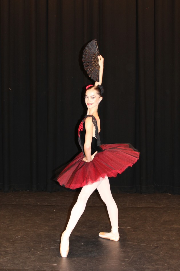 Chloe Reynolds (National College of Dance), pictured here when she won the AICD Houston Ballet Academy Scholarship for 2018.