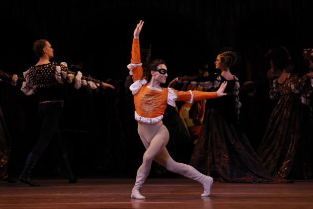 Brett Chynoweth as Mercutio. Photo by Jeff Busby.