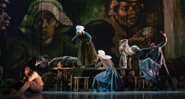The dancers of the West Australian Ballet as potato eaters. Photo by Bradbury Photography.