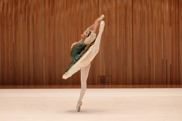 Second place winner Mantraa Rane performing the variation from 'La Esmeralda'.
Photo by BWP Studio.