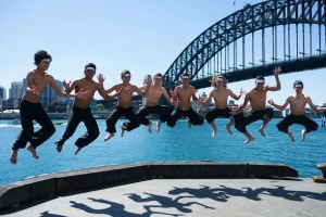 Young Aboriginal dancers in Schools Spectacular