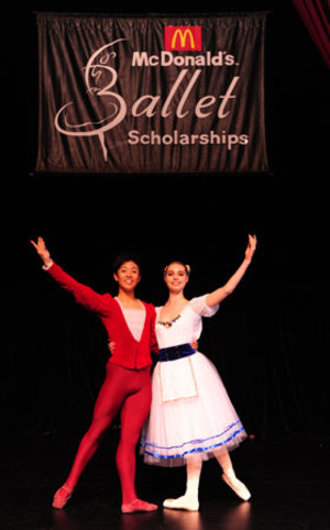 Outstanding talent at this year's McDonald's Ballet Scholarship 