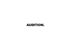 Audition for Chunky Move