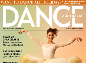 What's in the latest issue of DANCE AUSTRALIA?