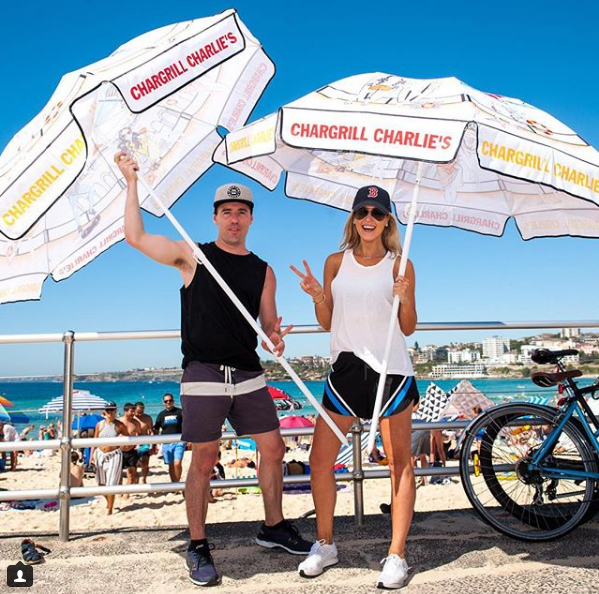 Illustrator Aaron Favaloro and Roxy Jacenko