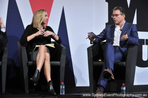 Initiative's Kristine Ballensky and IPG's Danny Bass