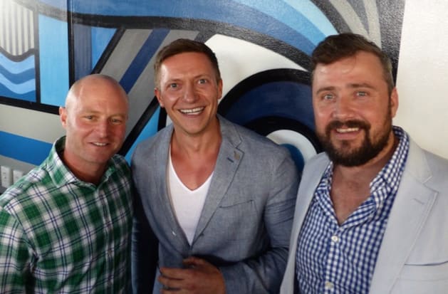 From L-R. Ben Sharp, Evgeny Popov and Chris Brinkworth.