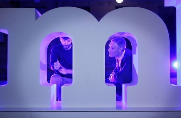 Tumblr CEO and founder David Karp & CEO of Yahoo7, Ed Harrison