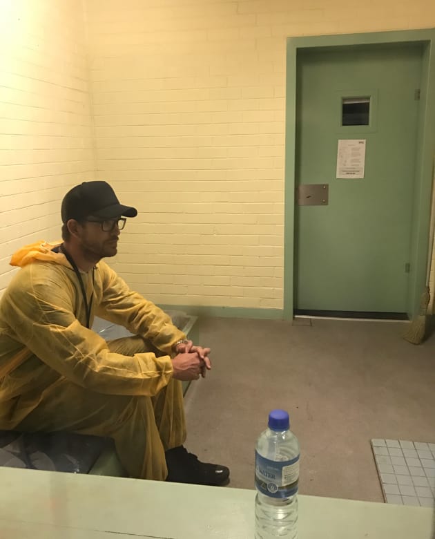 Adam Furness takes a 'cell-fie'