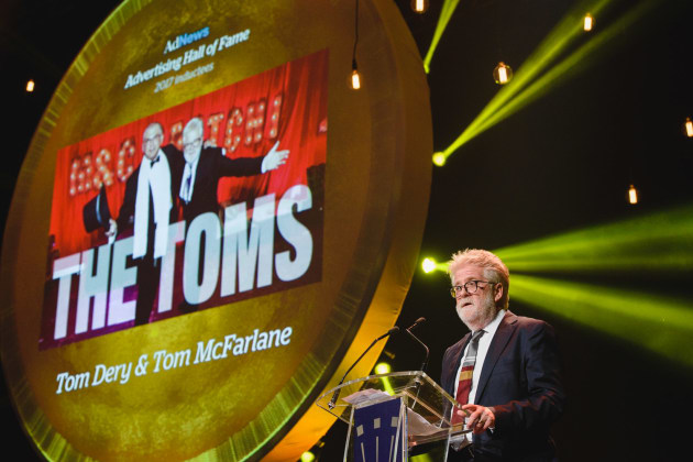 Tom McFarlane at the Agency of the Year Awards
