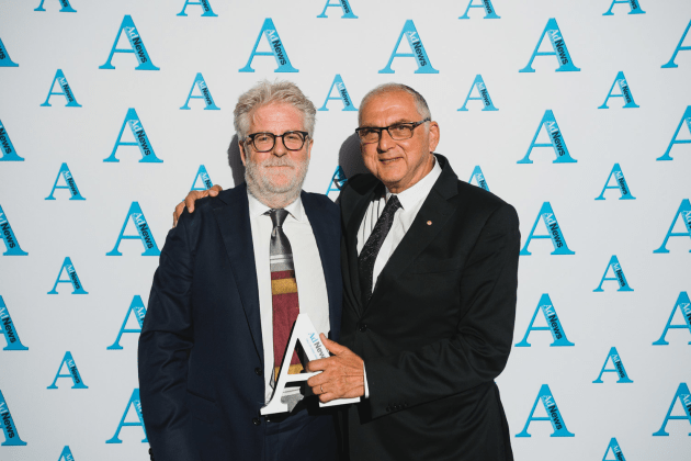 Tom McFarlane and Tom Dery at the Agency of the Year Awards