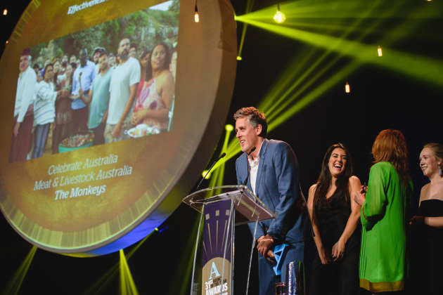 Grant Rutherford at the Agency of the Year Awards