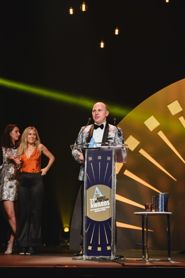 Chris Howatson at the Agency of the Year Awards