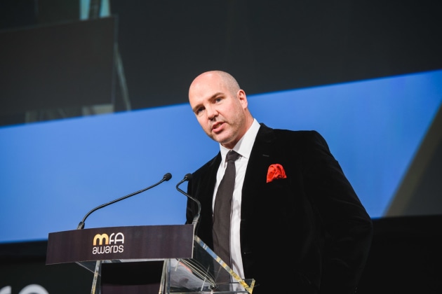Peter Horgan at the MFA Awards