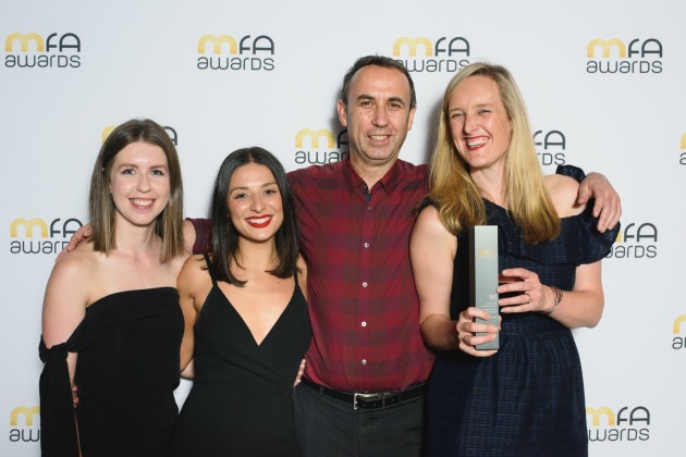 OMD and PHD dominated the MFA awards