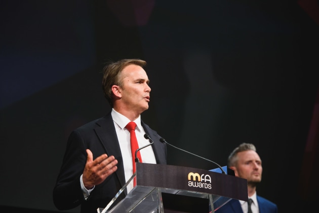 Kurt Burnette at the MFA Awards