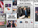 Newspaper front pages: Trumpageddon