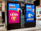 POLY's OOH digital takeover experience lets AFL fans show their colours