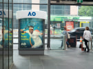 Australian Open: JCDecaux's giant sweatbands around Melbourne